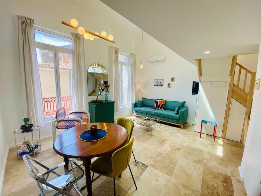 "Le Refuge" Duplex Quartier Haut, Climatise Sete Ngoại thất bức ảnh